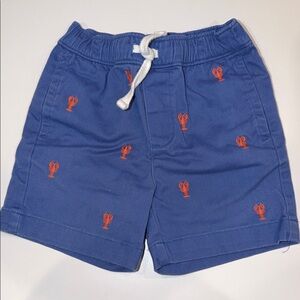 Janie and Jack Embroidered Lobster Pull-On Short, Size 3